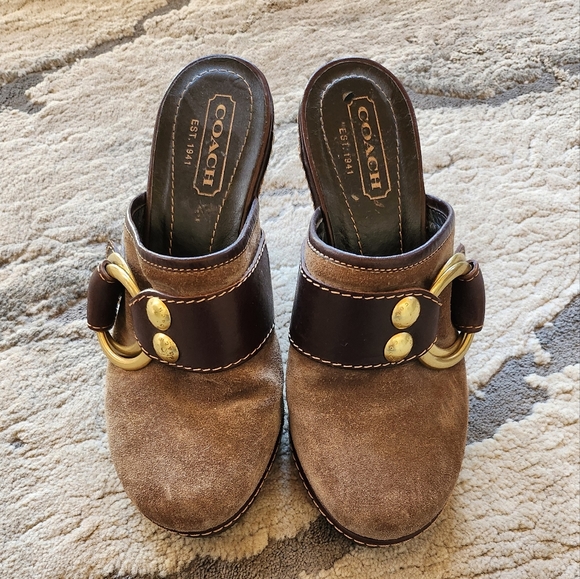 Coach Clogs size 5 - Picture 1 of 8